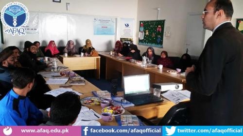 BBT session was arranged by AFAQ&rsquo;s regional office Karachi