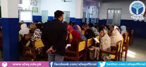AFAQ&rsquo;s Faisalabad region arranged ECM training workshop