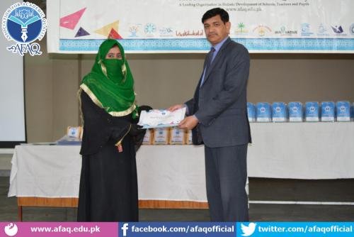 AFAQ&rsquo;s Abbottabad region organized &ldquo;Principal Acknowledgment Ceremony
