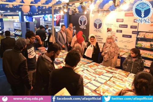 AFAQ&rsquo;s stall in LIBF 2020, Expo Center Lahore
